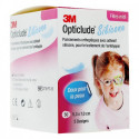 3M Opticlude Silicone écran orthoptique midi filles 50 pansements-13648