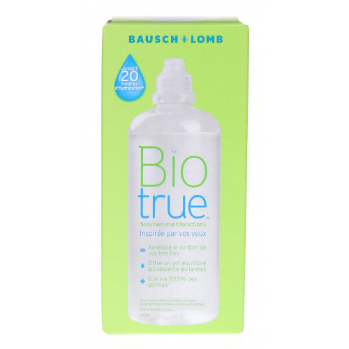 Bausch Lomb Biotrue 300mL - Entretien Lentilles Souples Hydratation