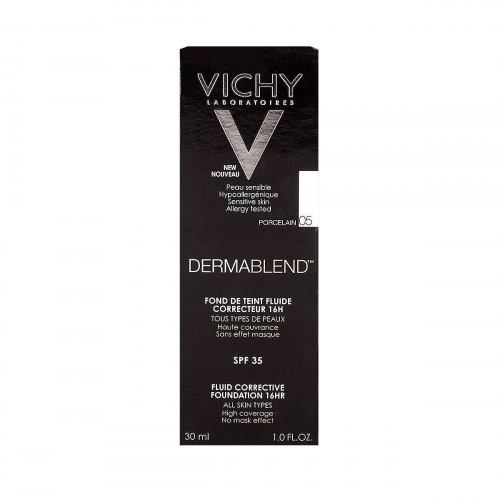 VICHY Dermablend fond de teint 16h porcelain (05) 30ml-13682 VICHY Dermablend fond de teint 16h porcelain (05) 30ml-13682