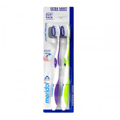 MERIDOL 2 brosses à dents extra doux-13695