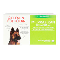 CLEMENT THEKAN 2 comprimés Milprazikan chiens 5kg+-13706