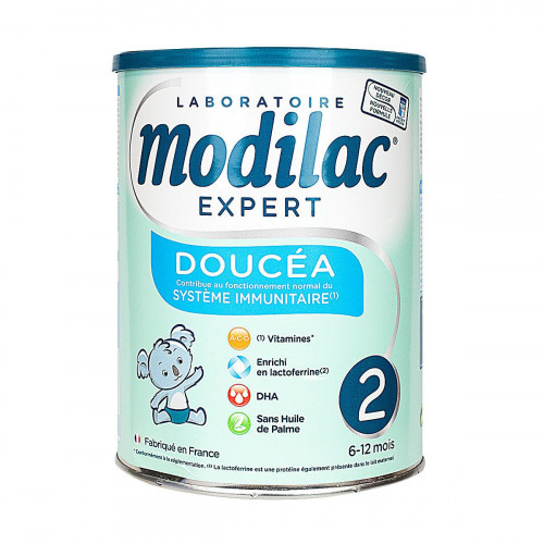MODILAC Doucéa 2 lait 6 à 12 mois 800g-13718 MODILAC Doucéa 2 lait 6 à 12 mois 800g-13718
