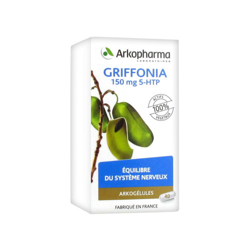 Arkopharma Arkogélules Griffonia 45 gélules - Soutien système nerveux