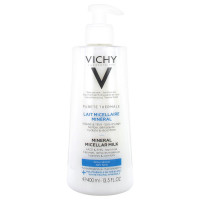 VICHY Pureté Thermale Lait Micellaire Minéral Peau Sèche 400 ml-13952