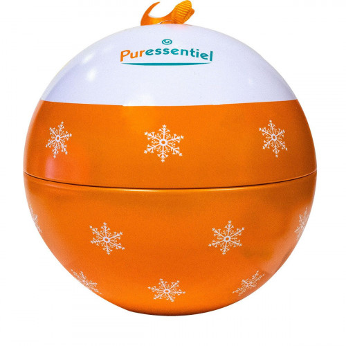 PURESSENTIEL Coffret boule de Noël orange-14018