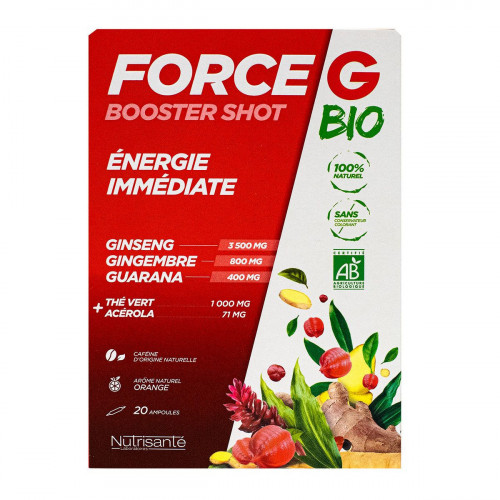 NUTRISANTE Force G bio énergie immédiate 20 ampoules-14075