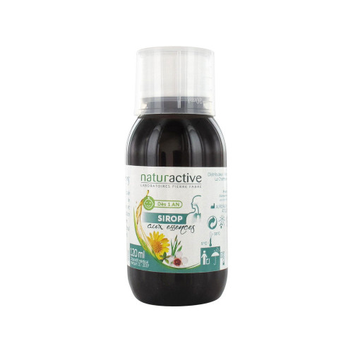 NATURACTIVE Sirop Aux Essences Toux Sèche & Grasse 120 ml-14085 NATURACTIVE Sirop Aux Essences Toux Sèche & Grasse 120 ml-14085