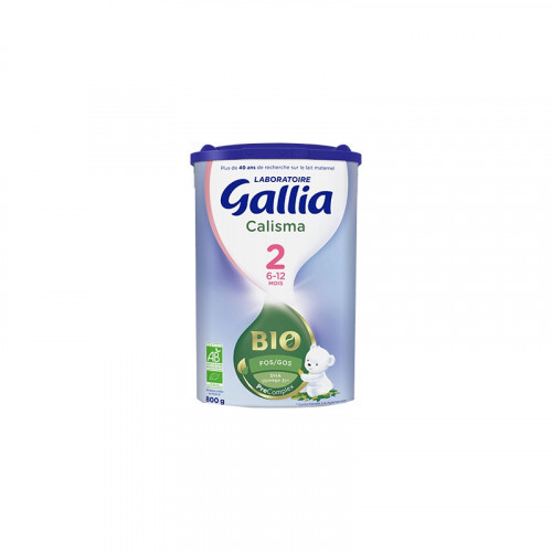 GALLIA CALISMA 2 BIO 800 g 6 à 12 Mois Lait Infantile-14136 GALLIA CALISMA 2 BIO 800 g 6 à 12 Mois Lait Infantile-14136