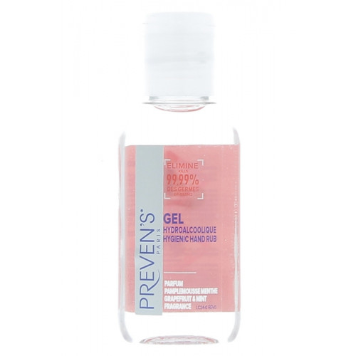 EURODEP Gel hydroalcoolique Preven's Pamplemousse Menthe 25mL-14152 EURODEP Gel hydroalcoolique Preven's Pamplemousse Menthe 25mL-14152