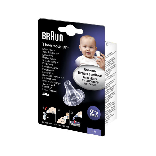 BRAUN Braun 40 Embouts pour Thermoscan-14180 BRAUN Braun 40 Embouts pour Thermoscan-14180