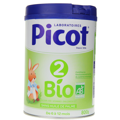 PICOT Picot 2 lait 2ème âge Bio 800 g-14222