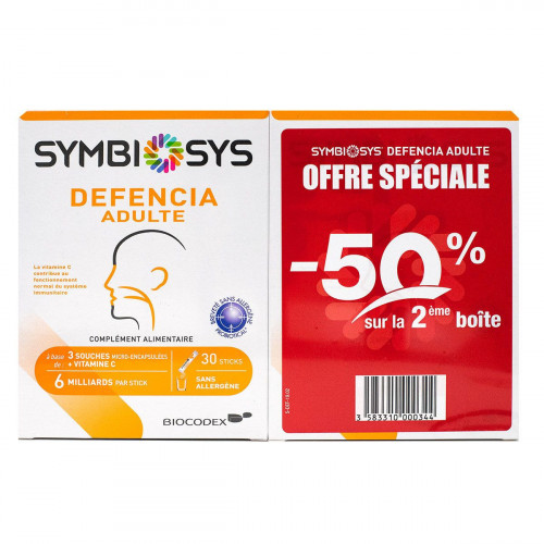 BIOCODEX Symbiosys adulte 2x30 sticks-14230 BIOCODEX Symbiosys adulte 2x30 sticks-14230