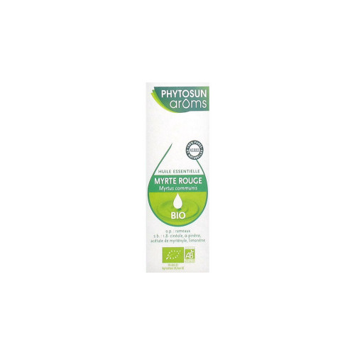 PHYTOSUN AROMS uile Essentielle Myrte Rouge (Myrtus communis) Bio 10 ml-14259 PHYTOSUN AROMS uile Essentielle Myrte Rouge (Myrtus communis) Bio 10 ml-14259