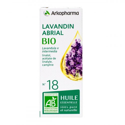 ARKOPHARMA Huile essentielle n°18 lavandin abrial 10ml-14265 ARKOPHARMA Huile essentielle n°18 lavandin abrial 10ml-14265