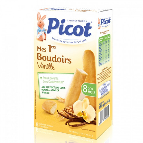 PICOT Mes 1ers Boudoirs vanille dès 8 mois-14344 PICOT Mes 1ers Boudoirs vanille dès 8 mois-14344