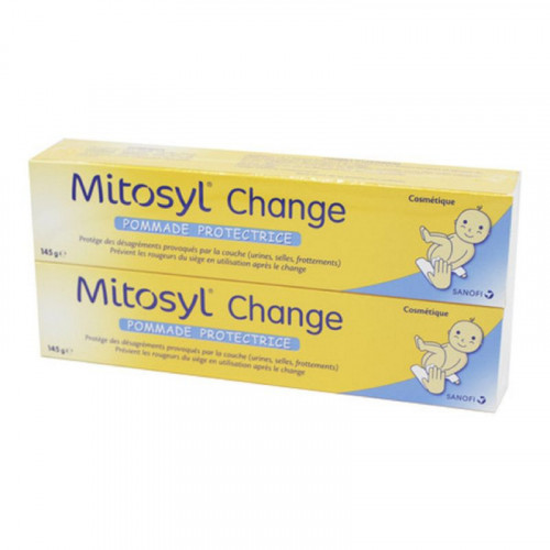 SANOFI MITOSYL CHANGE Lot de 2 Pommade Protectrice 145g-14371 SANOFI MITOSYL CHANGE Lot de 2 Pommade Protectrice 145g-14371