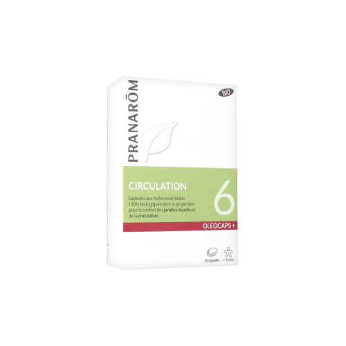 PRANAROM Oléocaps+ 6 Circulation Bio 30 Capsules-14383 PRANAROM Oléocaps+ 6 Circulation Bio 30 Capsules-14383