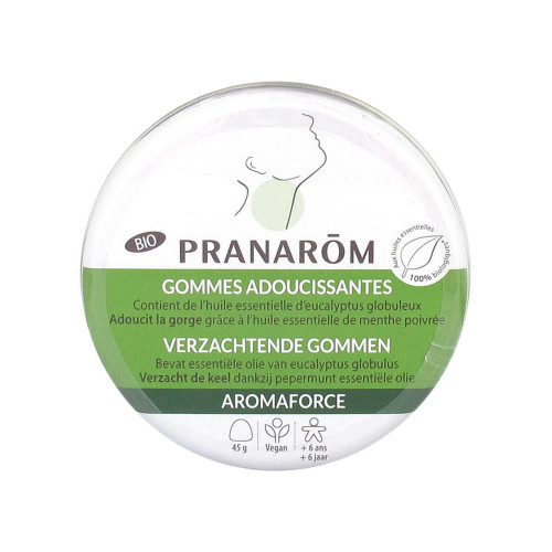 PRANAROM Aromaforce Gommes Adoucissantes Bio 45 g-14396