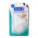 DODIE 2 tétines col large Sensation+ débit moyen 0-6 mois silicone-14435