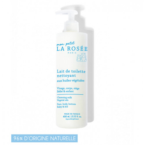 LA ROSEE Lait De Toilette Nettoyant Bébé 400 ML-14494 LA ROSEE Lait De Toilette Nettoyant Bébé 400 ML-14494
