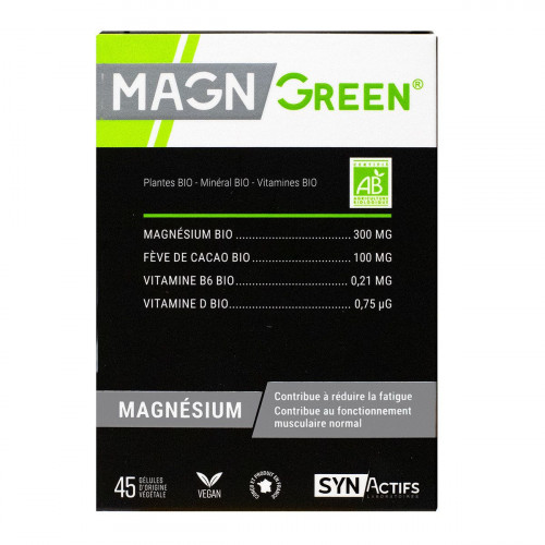 SYNACTIF MagnGreen 45 gélules-14514 SYNACTIF MagnGreen 45 gélules-14514