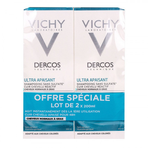 VICHY Shampoing ultra-apaisant 2x200ml-14560