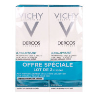 VICHY Shampoing ultra-apaisant 2x200ml-14560