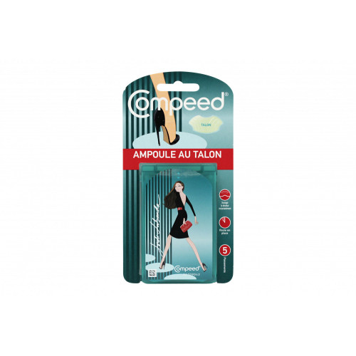COMPEED 5 pansements ampoules talons seconde peau-14586 COMPEED 5 pansements ampoules talons seconde peau-14586