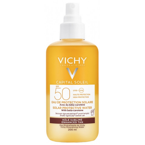 VICHY Capital Soleil Eau de Protection Solaire Hâle Sublimé SPF 50 200 ml-14680