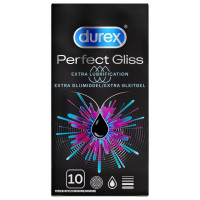 DUREX Perfect Gliss Extra Lubrification 10 Préservatifs-14701