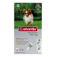 BAYER Advantix très petit chien de 1,5-4kg 6 pipettes-14708