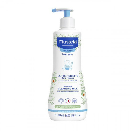 MUSTELA Lait de Toilette Sans Rincage 500 mL-14717 MUSTELA Lait de Toilette Sans Rincage 500 mL-14717