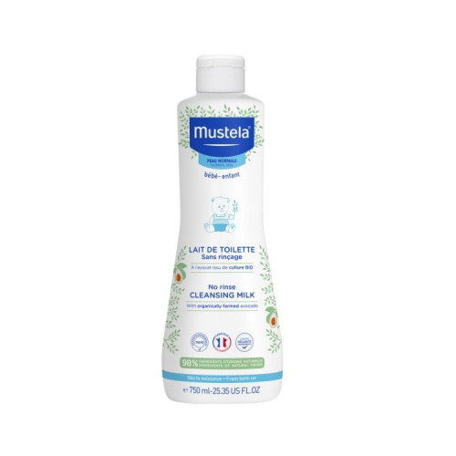MUSTELA Lait de Toilette Sans Rincage 750 mL-14719 MUSTELA Lait de Toilette Sans Rincage 750 mL-14719