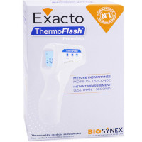 Thermomètre Frontal sans contact Exacto ThermoFlash Biosynex