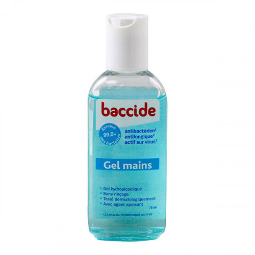 BACCIDE Gel hydroalcoolique mains 75ml-15159