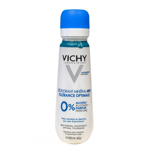 VICHY Déodorant 48h minéral tolérance optimale 100ml-15166