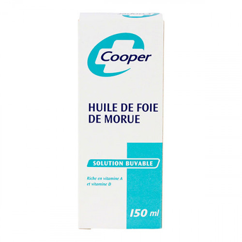 COOPER Huile foie de morue solution 150ml adulte et enfant-15196