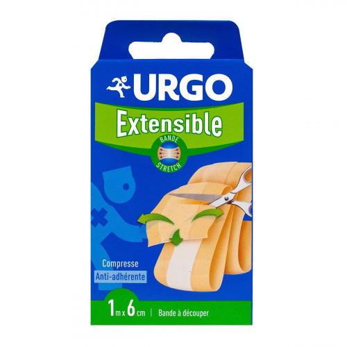 URGO Bande à découper extensible 1m x 6cm-15229