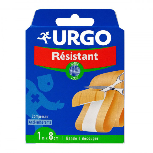 URGO Bande à découper résistante 1m x 8cm-15231 URGO Bande à découper résistante 1m x 8cm-15231