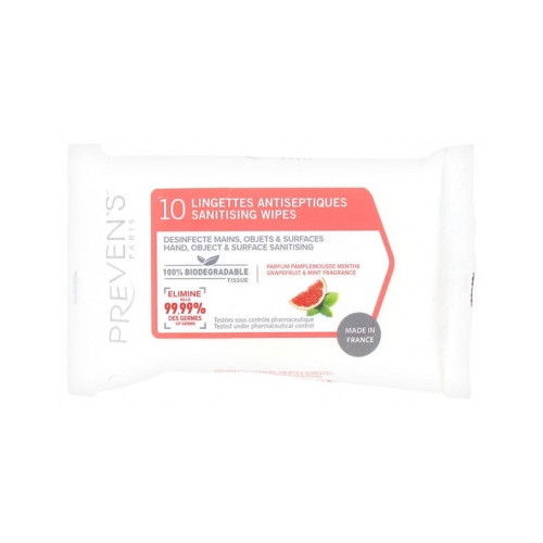Lingettes Antiseptiques Parfum Pamplemousse Menthe 10 Lingettes-15263 Lingettes Antiseptiques Parfum Pamplemousse Menthe 10 Lingettes-15263