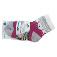 Aloe Cabin Chaussettes Hydratantes Kids - Couleur : Fuchsia Ours Blancs-15275