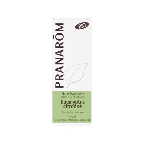 PRANAROM Huile Essentielle Eucalyptus Citronné (Eucalyptus citriodora) Bio 10 ml-15278 PRANAROM Huile Essentielle Eucalyptus Citronné (Eucalyptus citriodora) Bio 10 ml-15278