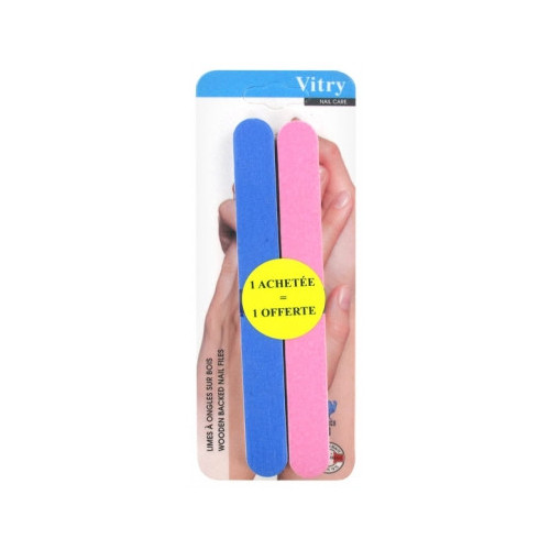 VITRY 10 Limes à Ongles sur Bois 18 cm-15285 VITRY 10 Limes à Ongles sur Bois 18 cm-15285