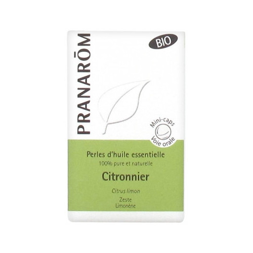 PRANAROM Perles d'Huile Essentielle Citronnier (Citrus limon) Bio 60 Perles-15287
