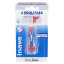 INAVA Trio Brossettes 3 Recharges pour Trio Compact/Flex - Taille : ISO4 1,5 mm-15288