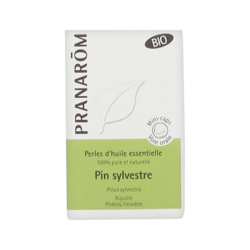 PRANAROM Perles d'Huile Essentielle Pin Sylvestre (Pinus sylvestris) Bio 60 Perles-15297