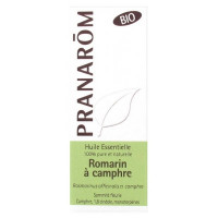 PRANAROM Huile Essentielle Romarin à Camphre (Rosmarinus officinalis CT camphre) Bio 10 ml-15303