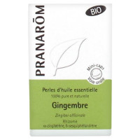 PRANAROM Perles d'Huile Essentielle Gingembre (Zingiber officinale) Bio 60 Perles-15306