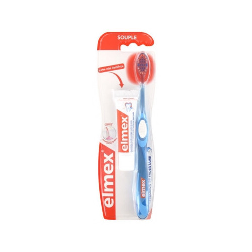 Précision Interdentaire Brosse à Dents Souple + Mini-Dentifrice Protection Caries 12 ml