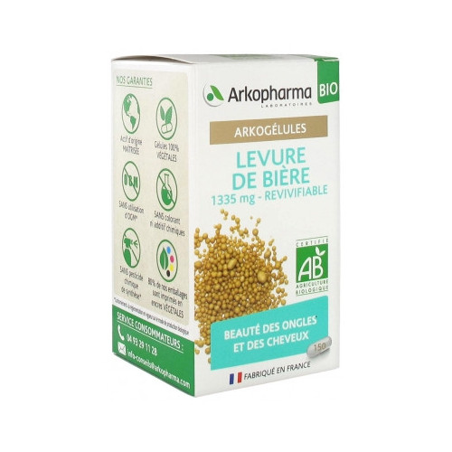 ARKOPHARMA Arkogélules Levure de Bière Bio 150 Gélules-15400 ARKOPHARMA Arkogélules Levure de Bière Bio 150 Gélules-15400